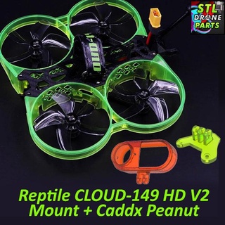 reptile cloud-149 hd v2 caddx peanut mount cloud 3d print model - Mito3D