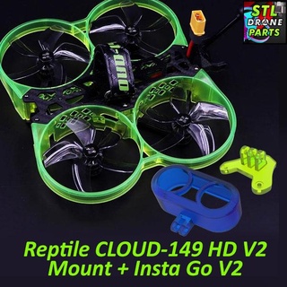 Reptil cloud 149 hd v2 drängt montieren Wolke 3d print model - Mito3D