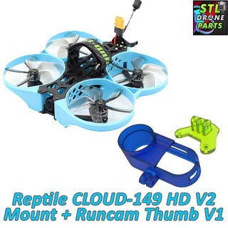 reptil cloud 149 hd v2 runcam pulgar v1 montar nube 3d print model - Mito3D