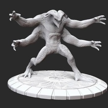 reptiloid sam hd 3d model stl file print game encounter miniature figure statue enemy 3d print model - Mito3D