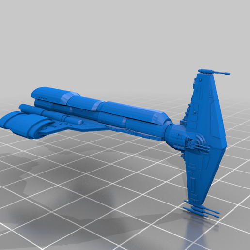 republic hammerhead cruiser 3D print model - Mito3D