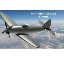 republic p-47 thunderbolt bubble-top test files plane rc model aircraft ww2 fighter lw-pla light weight park flyer warbird 3d print model - Mito3D