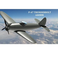 repubblica p 47 fulmine bubble top tuono bullone 3d stampato rc distanza controllo aereo aeromobili modello ww2 combattente 3d print model - Mito3D