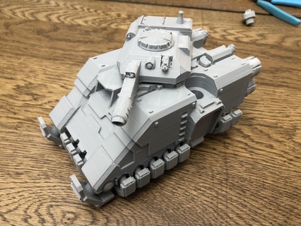 repulsive hull prime tank space marine marines orc heresy armor simple tau tyranid necron soldier 30k war hammer laser toy low poly terrain 3d print model - Mito3D