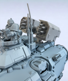 repulsor rear icarus rocket pod conversion tank turret upgrade gladiatorrepulsor missile 3d print model - Mito3D