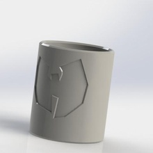req bicchiere wu tang logo art wutang wu-tang cicchetto 3d print model - Mito3D