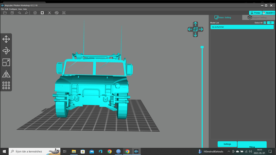 res kötü Hummer h1 yerleşik 3d print model - Mito3D