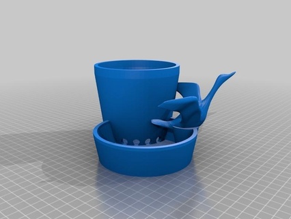 reservoir pot goose goose pot reprap various miscellaneous uncategorized  3d print model - Mito3D
