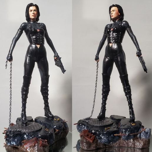 resident alice re5 - sparx art evil female fantasy game scifi muscular pose 3D print model - Mito3D