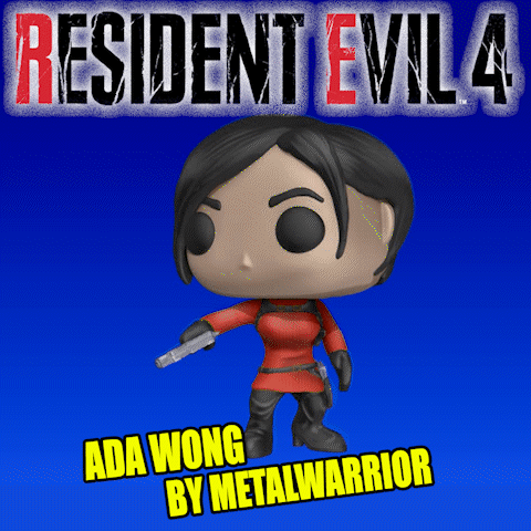 resident evil 4 - ada wong funko pop Art re4 remake survival horror coleccion figura video juegos game 3D print model - Mito3D