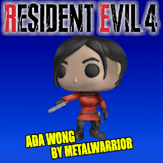 resident evil 4 - ada wong funko pop Art re4 remake survival horror coleccion figura video juegos game 3d print model - Mito3D