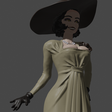 resident evil 8 tall vampire lady dumitrescu people 3d print model - Mito3D