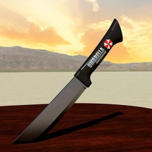 resident evil machete tool umbrella corporation knife blade functional 3d print model - Mito3D