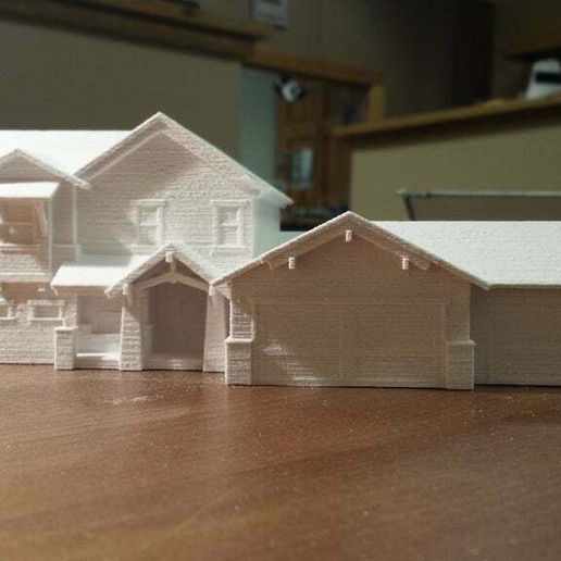 Résidentiel 3 architecture maison logement modèle bâtiments structures 3D print model - Mito3D