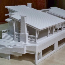 Wohn-Modell Architektur 3d print model - Mito3D