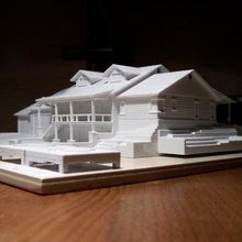Wohn-Modell Architektur 3d print model - Mito3D