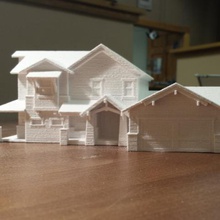 résidentielle 3 l'architecture 3d print model - Mito3D