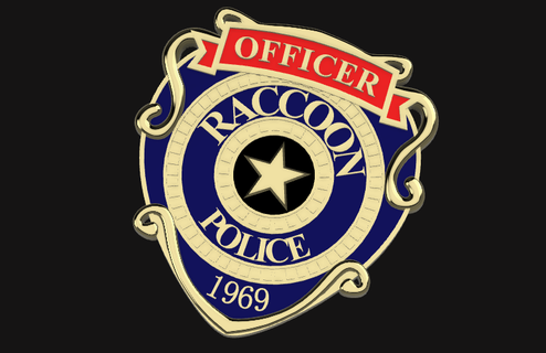 residual evil - raccoon city police department badge 3d model 3d print model - Mito3D