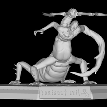 residuo male 4 u 03 residente giocattolo statua alto poli arte mostro figura capo 3d print model - Mito3D
