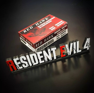 residual evil 4 remake logo resident game zombie ticket office ps4 pc xbox ps5 retro 3d print model - Mito3D