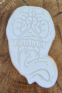 residual evil licker cookie cutter stamper embosser resident fondant umbrella 3d print model - Mito3D