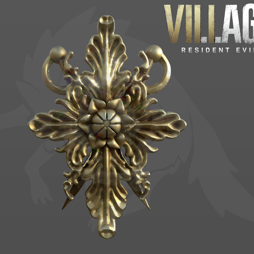 residual evil village 3d models dimitrescu cosplay jewelry game viii re8 resident 3D print model - Mito3D