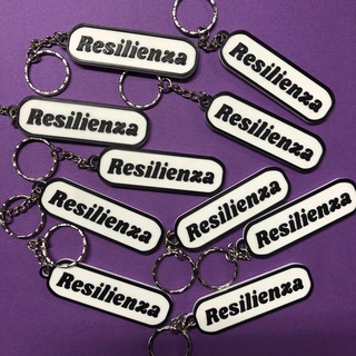 resilience keychain portachvi resilienza portachiavi print-in-one-place print one place support 3d young entrepreneurs motivation workers constancy hard work motivational 3d print model - Mito3D