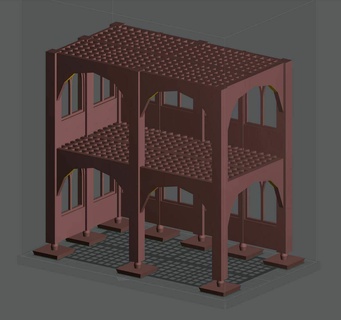 reçine istifleme gotik Kafes Çardak minyatürler Grimdark 3d print model - Mito3D
