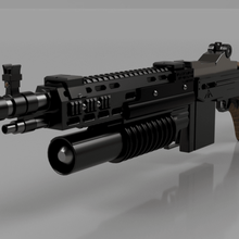 resistance - m5a2 folsom carbine game fall man rifle 2 3 3d print model - Mito3D