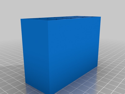 resistor storage box customized organization 3d print model - Mito3D
