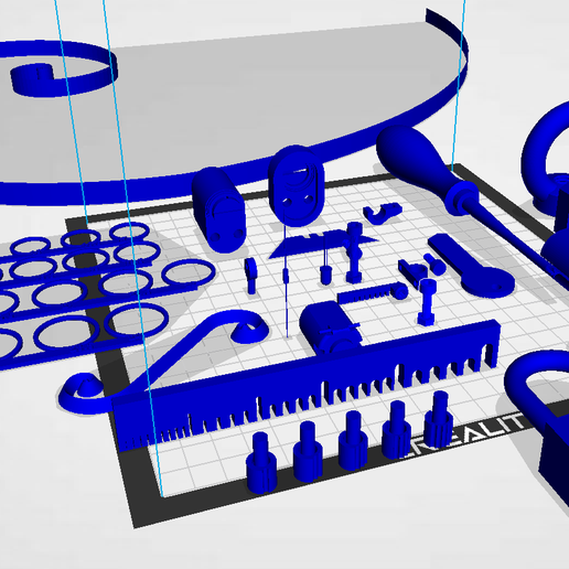 Ressource Ordner gemischt Tasche Gadget sperren m16 m20 m4 Ring sprudeln Slot guage LED Stanley Klinge Ringschraube Fibonacci Spiral Handschelle Schlüssel aaa Sony 5100 dslr 3D print model - Mito3D