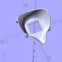 respirador simples impressos em 3d revisão v1 gadget magia máscara covid coronavírus 3d print model - Mito3D