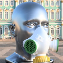 respiratorische Maske gadget halloween-Pandemie halloween filter der Atemwege coronavirus covid-19 covid 19 covid19 3d print model - Mito3D