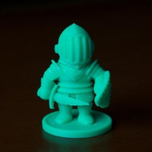 resting knight game 3d print model - Mito3D
