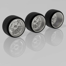 resto mod wheels 1 24 & 25 scale car modelling 1:24 1:25 3d print model - Mito3D