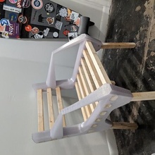 onarmak sandalye 2 mimari dekor mobilya geri dönüştürülmüş 3d print model - Mito3D
