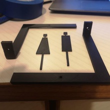 restroom signs architecture sign girl boy genders 3d print model - Mito3D