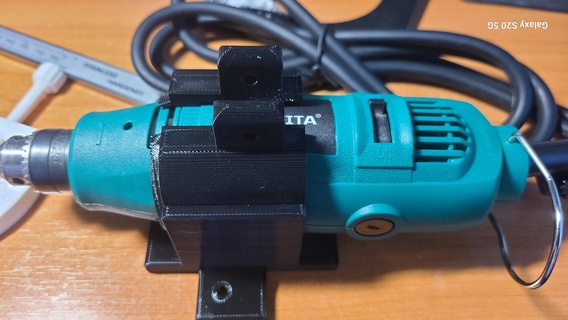 retentor broca mordeu mini fixador braçadeira gravador 3d print model - Mito3D