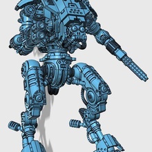 séquito Caballero alternativa personalizado guerra mecha robot mech Steampunck sci fi martillo 40k Mechanicus armadura gujas 3d print model - Mito3D