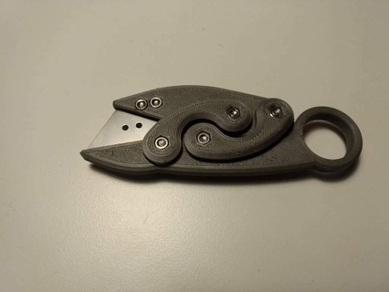 retracc coltello remixare magnete stanley mano utensili Fai 3d print model - Mito3D