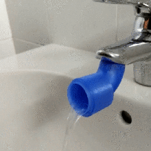 retractable tap extender home faucet extend 3d print model - Mito3D