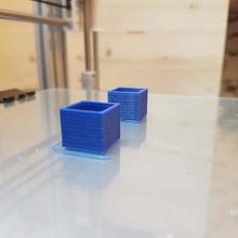 rétraction cubes étalonnage couler couche travel speed mur 3d_printing_tests 3d print model - Mito3D