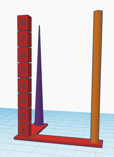 retraction tower test retract 3d print model - Mito3D