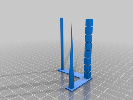 retraction tower 3d printing tests printer calibration stress test benchy 3d print model - Mito3D