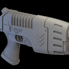 retributor plazma tabanca oyun 40k cosplay oyuncak 3d print model - Mito3D
