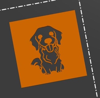 retriever dog french bulldog animal pet keychain cute puppy golden labrador 3d print model - Mito3D
