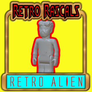 retro 60s style alien sci-fi 3d print model - Mito3D