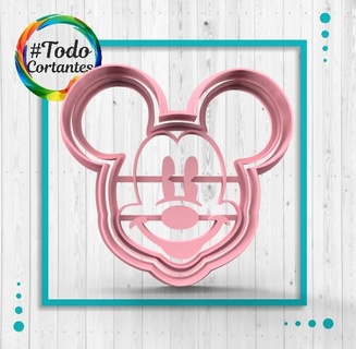 retro Mickey kesici ev Minnie papatya Plüton Donald dalgalı Disney marka işaretleyici kurabiye kesiciler işaretçiler oyun evi fare 3d print model - Mito3D