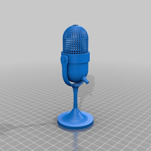 retro microphone hole cable - enable tool electronics 3d print model - Mito3D