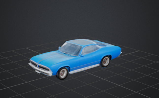 rétro mustang jeu 3d print model - Mito3D